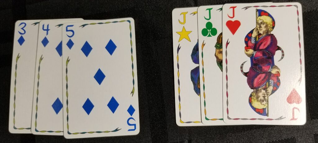 Five Crowns Card Game Runs and Sets
